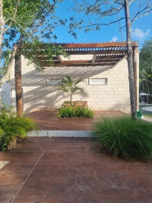 Hermoso Condominio Con Alberca En Puerto Morelos Appartamento