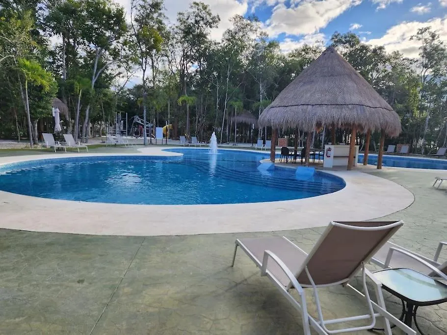 Hermoso Condominio Con Alberca En Puerto Morelos Appartamento